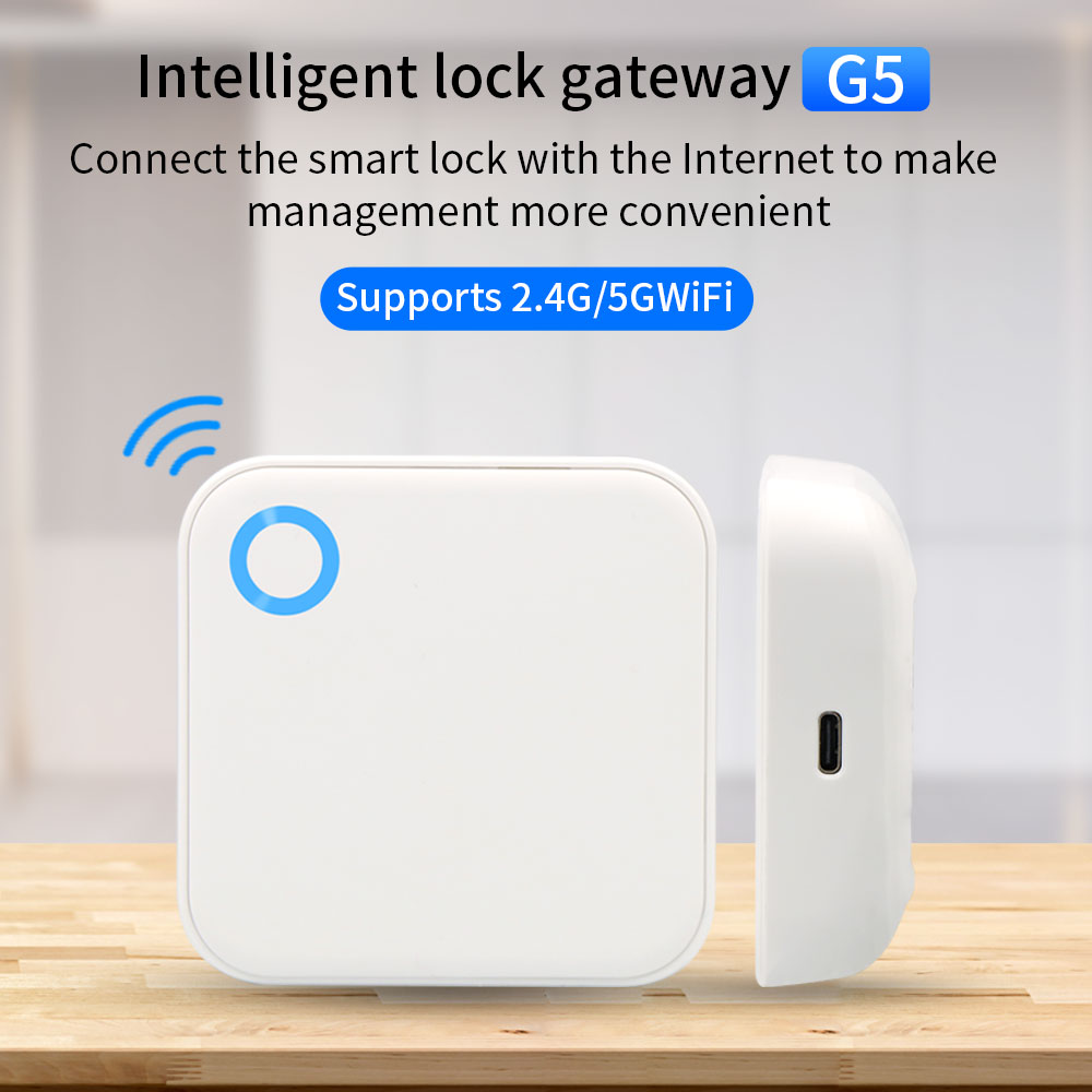 Smart Home Door Lock - 2.4G + 5G TTLOCK WIFI بوابة