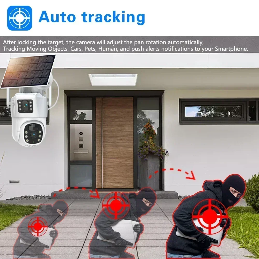 كاميرا مراقبة شمسية خارجية ، ك - مراجعة Smart Home Camera Ezviz وسعره
